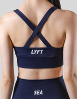 LÝFT × WIND AND SEA Cross Strap Bratop - Navy