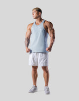 Back Emblem Training Tanktop - L.Blue