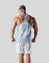 Back Emblem Training Tanktop - L.Blue