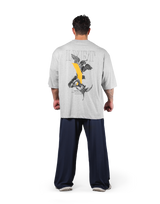 Statue Y Extra Big T-Shirt - Grey
