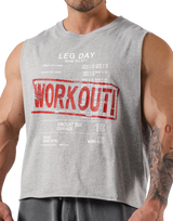 Leg Day Vintage Box Tanktop - Grey