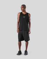 Back Mesh Standard Tanktop - Black