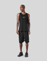 Back Mesh Standard Tanktop - Black