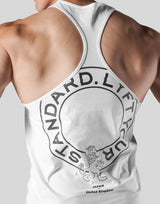 Back Emblem Training Tanktop - White