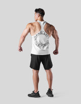 Back Emblem Training Tanktop - White