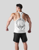 Back Emblem Training Tanktop - White
