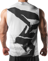 Faded Graphic Tanktop - White