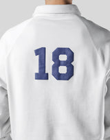 18 Logo Sweat Polo Shirt - Ivory
