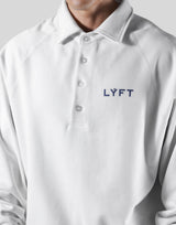 18 Logo Sweat Polo Shirt - Ivory