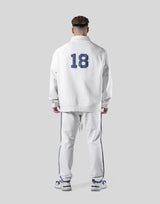 18 Logo Sweat Polo Shirt - Ivory