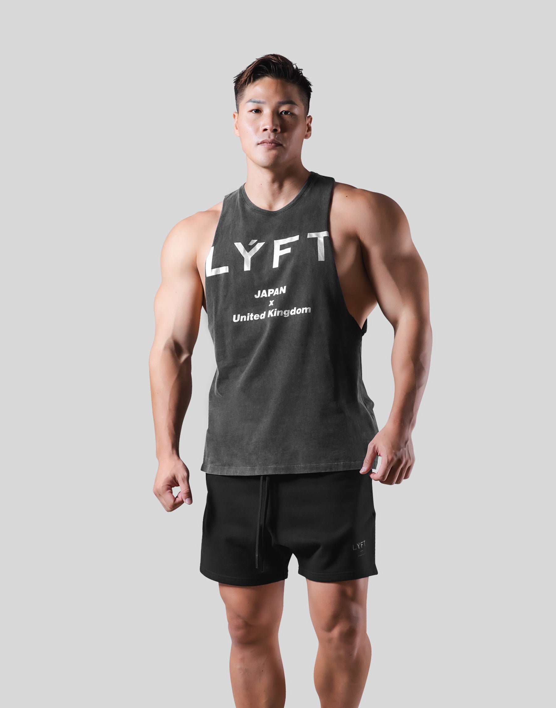 LÝFT Vintage Drop Tanktop - Black