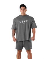 LÝFT Logo Big T-Shirt V.2 - D.Grey