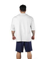 LÝFT Athletic Logo Extra Big T-Shirt - White