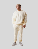 One Point Oversize Crew Neck Sweat - Ivory