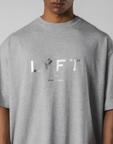 LÝFT Logo Big T-Shirt V.2 - Grey