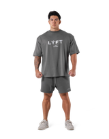 LÝFT Logo Big T-Shirt V.2 - D.Grey
