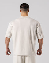 Eagle Graphic Vintage Big T-Shirt - Ivory