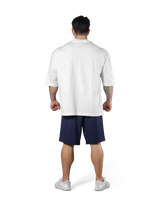 LÝFT Athletic Logo Extra Big T-Shirt - White