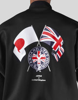 New Flag Oversize Track Jacket - Black