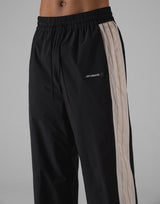 LÝFT Athletic 2Line Wide Straight Pants - Black