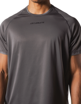 LÝFT Athletic Logo Stretch T-Shirt - D.Grey