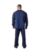 Vintage London Logo Long T-Shirt - Navy