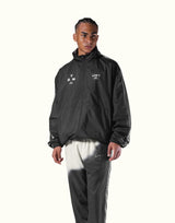 Silver Line Tech Zip Jacket - Black