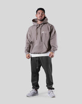 LÝFT × COR Limited Graphic Sweat Hoodie - Beige