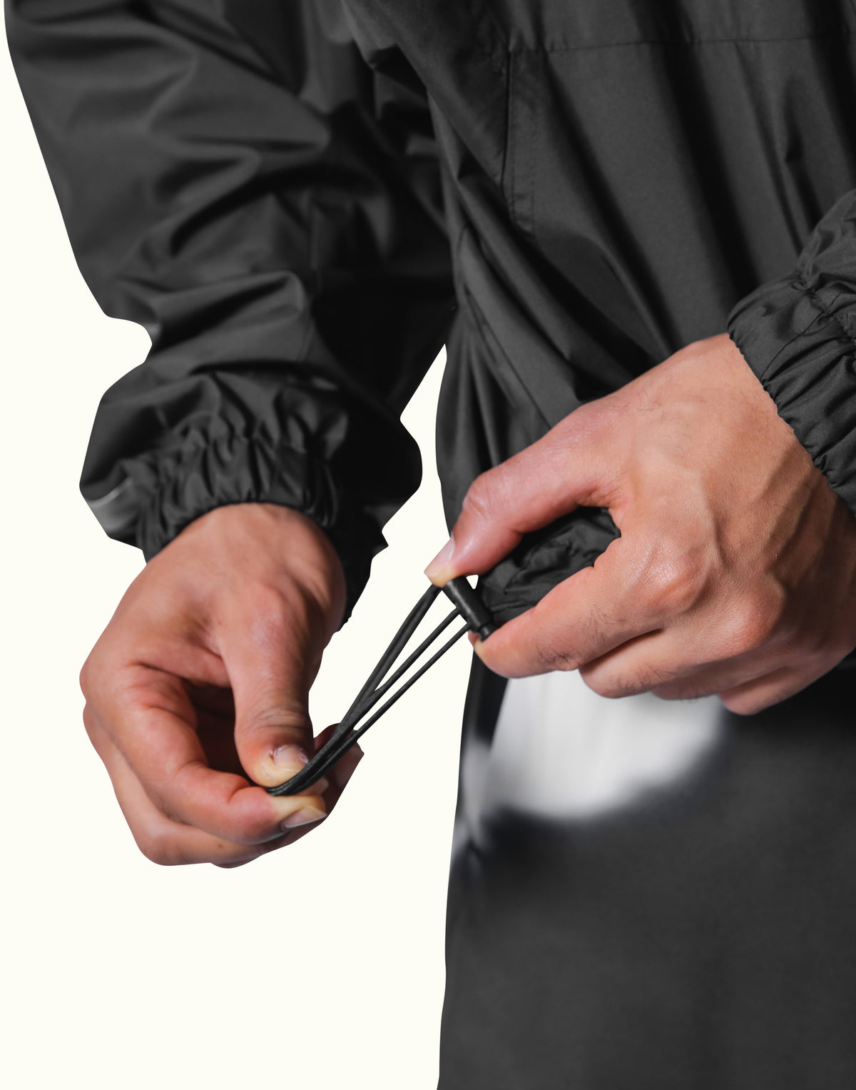 Silver Line Tech Zip Jacket - Black