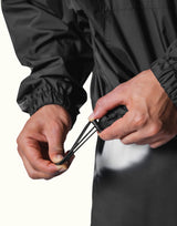 Silver Line Tech Zip Jacket - Black