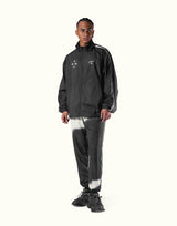 Silver Line Tech Zip Jacket - Black