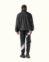 Silver Line Tech Zip Jacket - Black