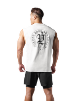 Old English No Sleeve - White