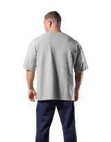 Vintage London Logo Big T-Shirt - Grey