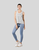 Piping No Sleeve Shirt - Grey