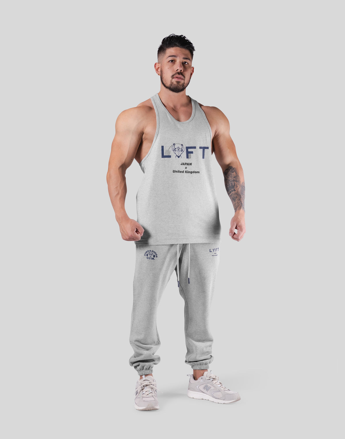 LÝFT × Power House Gym Training Tanktop - Grey