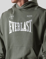 LÝFT x EVERLAST x SUNG Oversize Sweat Hoodie - Olive