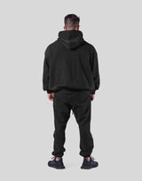 Y Oversize Sweat Hoodie - Black