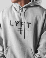 Heritage Logo Oversize Sweat Hoodie - Grey