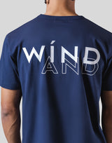 LÝFT × WIND AND SEA Standard T-Shirt - Navy