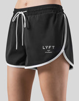 Flare Stretch Shorts - Black