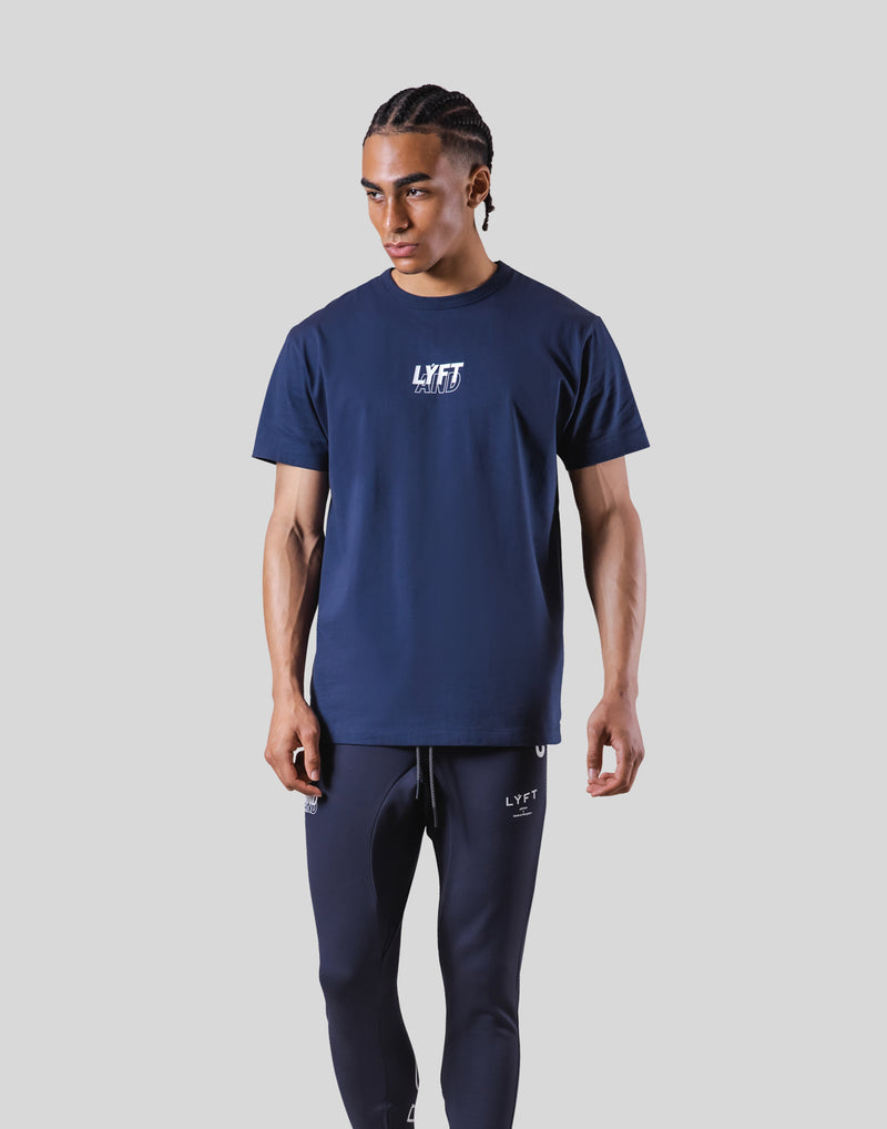 LÝFT × WIND AND SEA Standard T-Shirt - Navy