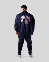 New Flag Oversize Track Jacket - Navy