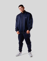 New Flag Oversize Track Jacket - Navy