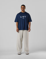 LÝFT Logo Big T-Shirt V.2 - Navy
