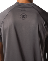 LÝFT Athletic Logo Stretch T-Shirt - D.Grey