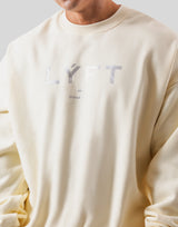 LÝFT Oversize Crew Neck Sweat - Ivory