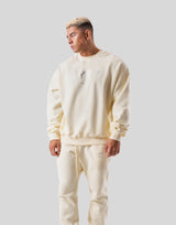 LÝFT Oversize Crew Neck Sweat - Ivory