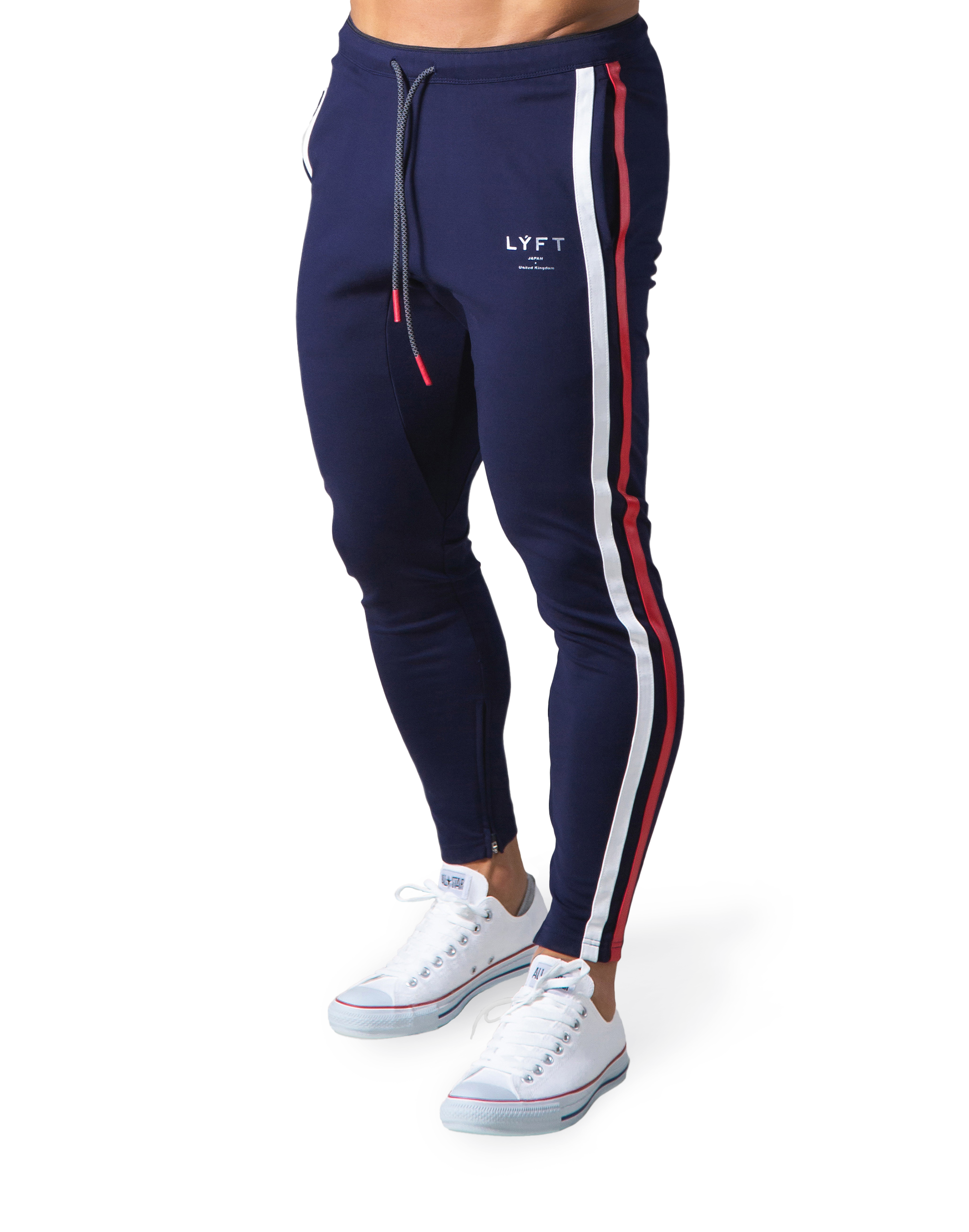 2Way Stretch 2 Line Pants - Navy