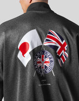 New Flag Oversize Track Jacket - D.Grey